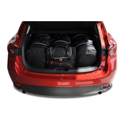 MAZDA 3 HATCHBACK 2013-2018 TORBY DO BAGAŻNIKA 4 SZT