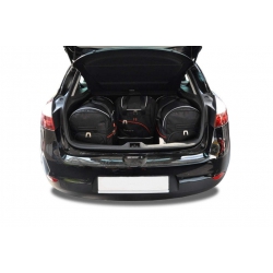 RENAULT MEGANE HATCHBACK 2008-2015 TORBY DO BAGAŻNIKA 4 SZT