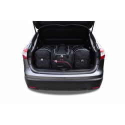 NISSAN QASHQAI 2014-2017 TORBY DO BAGAŻNIKA 4 SZT